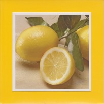Les citrons, carte cadre décoratif