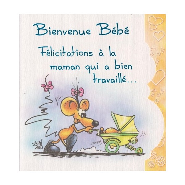 Carte Felicitations De Naissance Bienvenue Bebe Carterie Poitiers